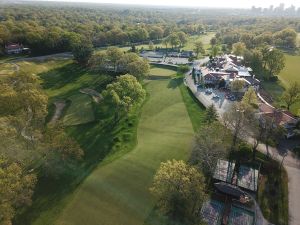 St Louis CC 18th Fairway Aerial